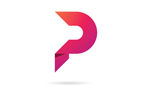 Letter P logo symbol design template, a Branding & Logo Template by T.Vooka