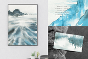 Arctic landscapes abstract paintings, a Texture Illustration by Kolorata Art (Thumbnail 7 of 7)