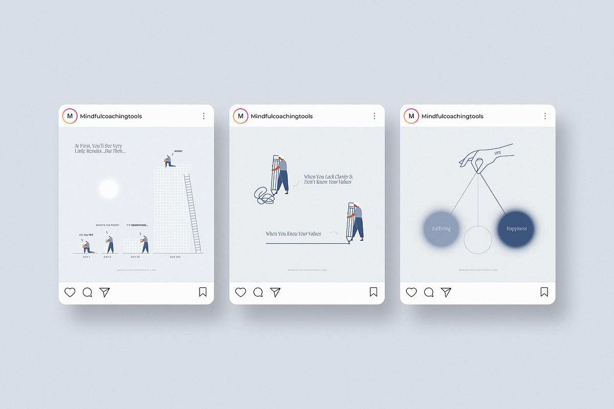 Mindfulness & Mindset Instagram Kit, a Social Media Template by AndrewPixel (Photo 5 of 11)
