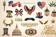 American Spirit – 70 USA Clipart, an Object Illustration by MarisoArt (Thumbnail 5 of 8)