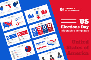 Us Elections Day, a Presentation Template by Mighty-Slide