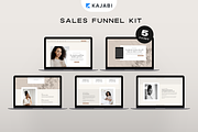 Kajabi Sales Funnel Template Bundle, a Landing Page Template by Pixel & Flow (Thumbnail 1 of 9)