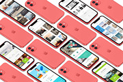 3D iPhone Presentation Mock-Up Bun 3, an iPhone Mockup by Graphicsworld125 (Thumbnail 4 of 15)
