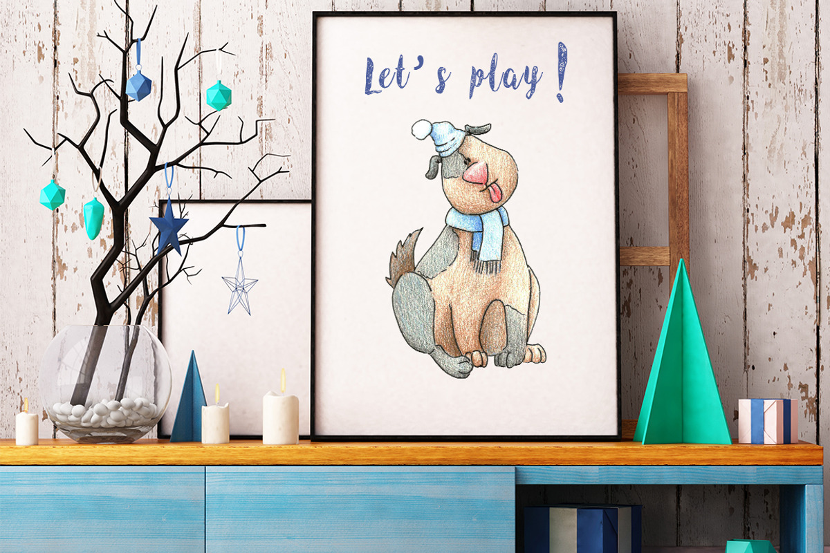 Funny Characters Set for Kids, a Texture Illustration by WBS Design (Photo 2 of 3)