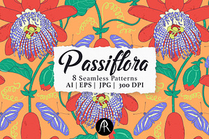 Hothouse Passiflora Butterfly Print