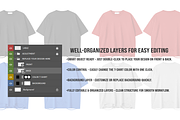Oversized Tee Mockup 4K Editable PSD, a Shirt Mockup by std.badboy (Thumbnail 3 of 5)