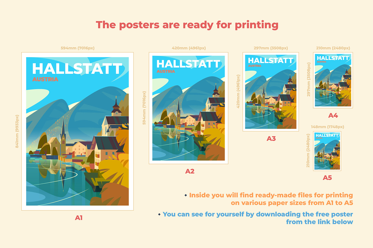 75 Travel Posters. Amazing bundle., an Illustration by Red Monkey (Photo 3 of 13)