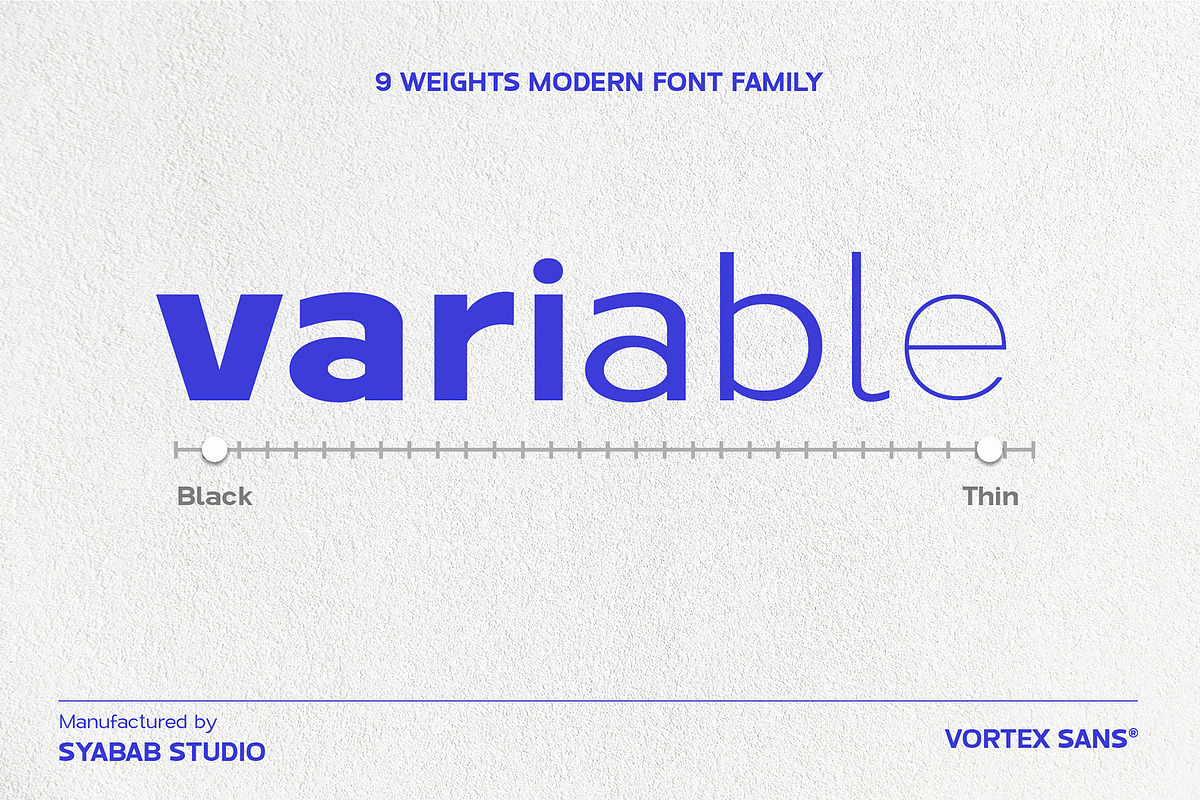 Vortex Sans, a Sans Serif Font by syabab studio (Photo 6 of 20)