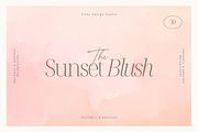 Soft Blush Watercolor Backgrounds, a Background Graphic by Altea Design Studio (Thumbnail 9 of 16)