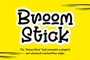 Broom Stick, a Handwritten Font by Letterafa Studio (Thumbnail 1 of 7)