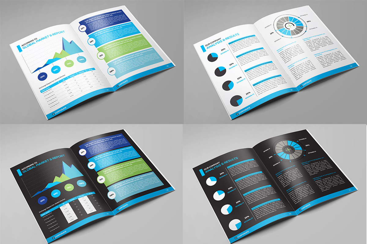 Clean Corporate Annual Report_V4, a Brochure Template by Layout Design (Photo 5 of 5)