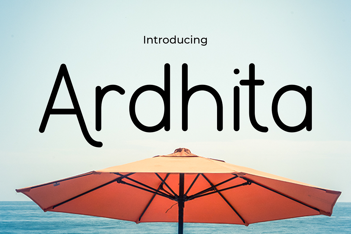 Ardhita, a Sans Serif Font by TokoPress (Photo 1 of 10)