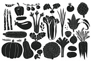 Vegetables Vector Collection, a Food Illustration by Lubov Illustrations Shop (Thumbnail 2 of 6)