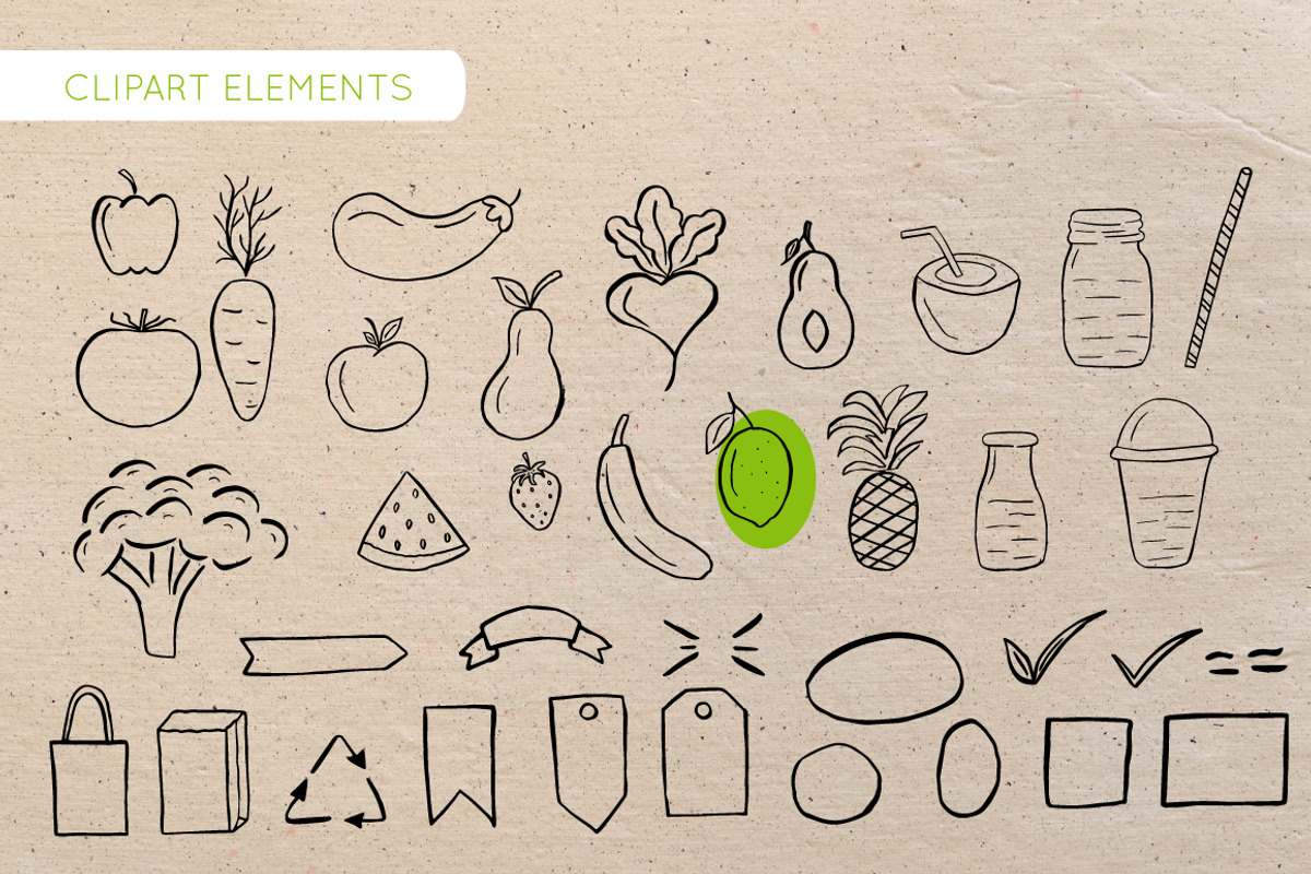 Organic and eco-friendly labels, an Object Graphic by UTM Studio (Photo 10 of 13)