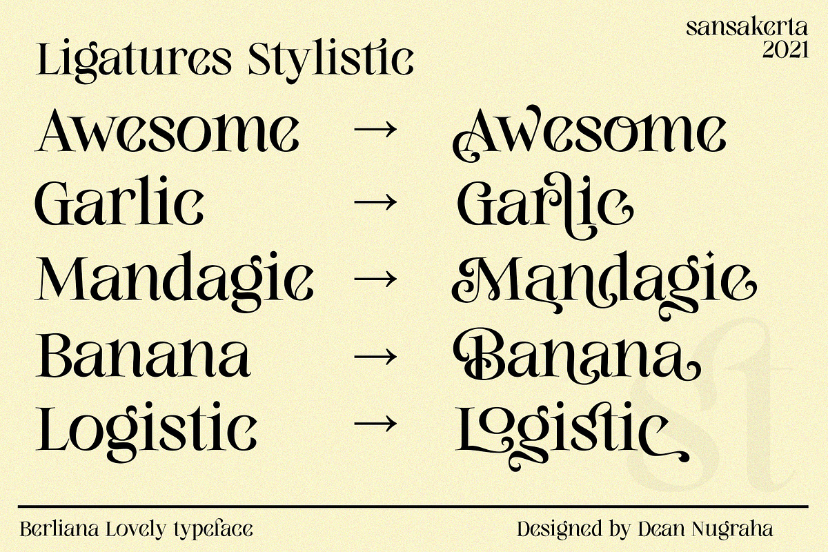 Berliana Lovely, a Serif Font by INKSUN™ (Photo 6 of 13)