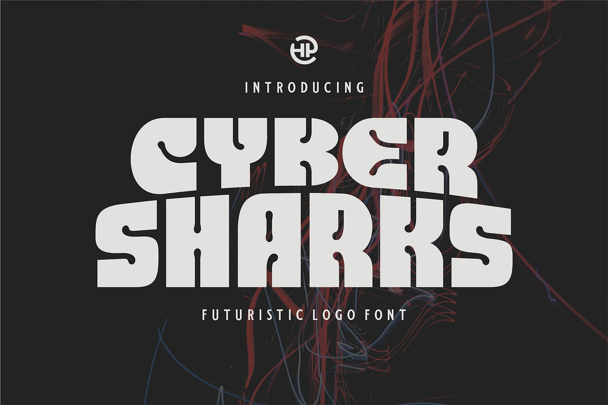 CYBER SHARKS - Futuristic Typeface, a Sans Serif Font by Havinkpen (Photo 1 of 6)