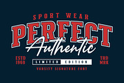 Varsity Signature a font Combination, a Slab Serif Font by Blankids Studio (Thumbnail 2 of 13)
