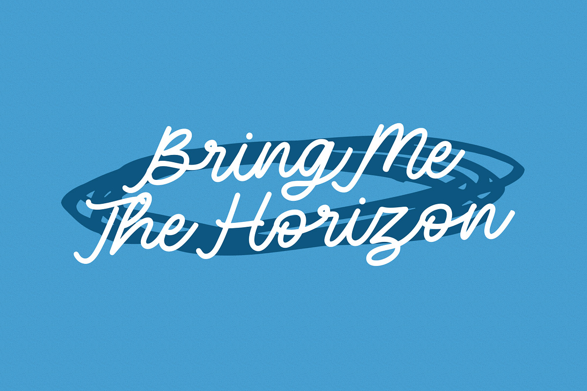 Blufcrowds Classic Script Font, a Script Font by Maulana Creative (Photo 7 of 10)