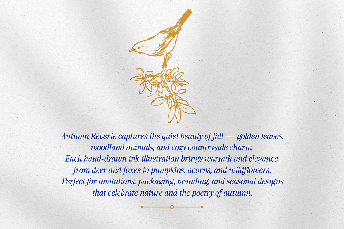 Autumn Reverie - Illustration, an Object Graphic by Deveze Art & Co (Photo 2 of 8)