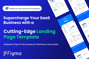 Professional SaaS Landing Page, a Landing Page Template by Alexander's Studio