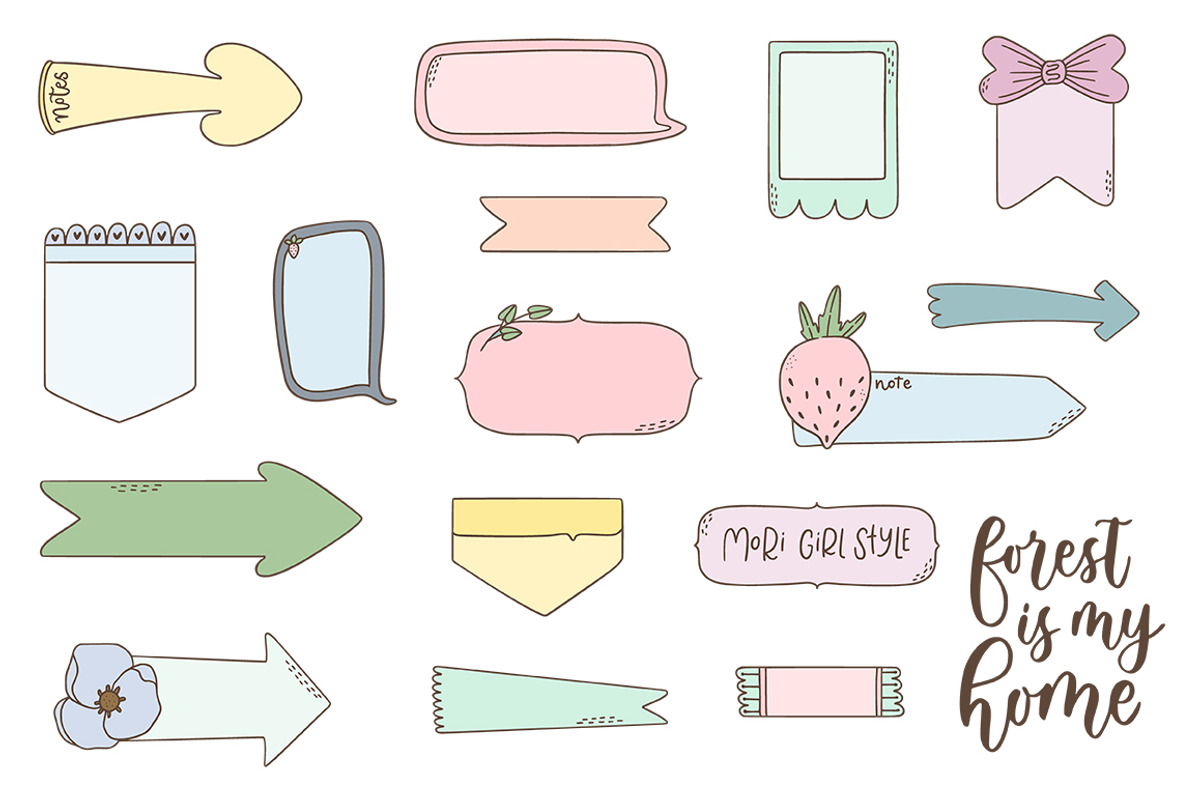 Mori Girl doodles., an Illustration by Sentimental postman (Photo 8 of 18)