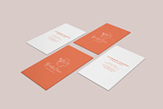 Vertical Business Card Mockups, a Business Card Template by Graphic Aesthetic (Thumbnail 19 of 22)