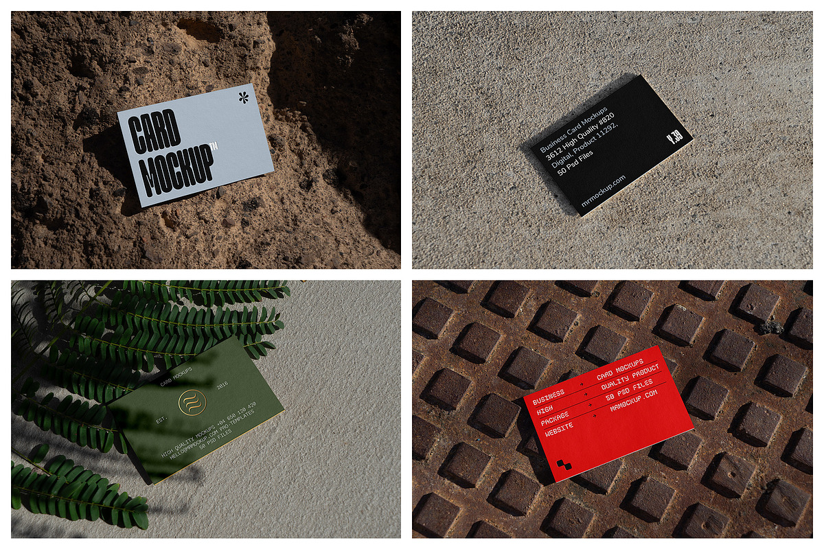 Business Card Mockups - Outdoor, an Advertising Mockup by Mr.Mockup™ (Photo 21 of 23)