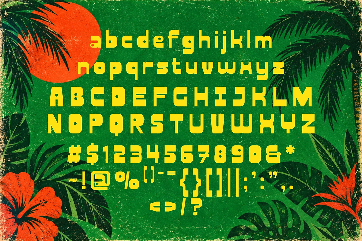 Tropicola - 1970's Brazilian Display, a Sans Serif Font by HipFonts (Photo 3 of 9)