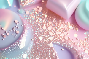 Glitter Sparkle Pastel Fluid Texture