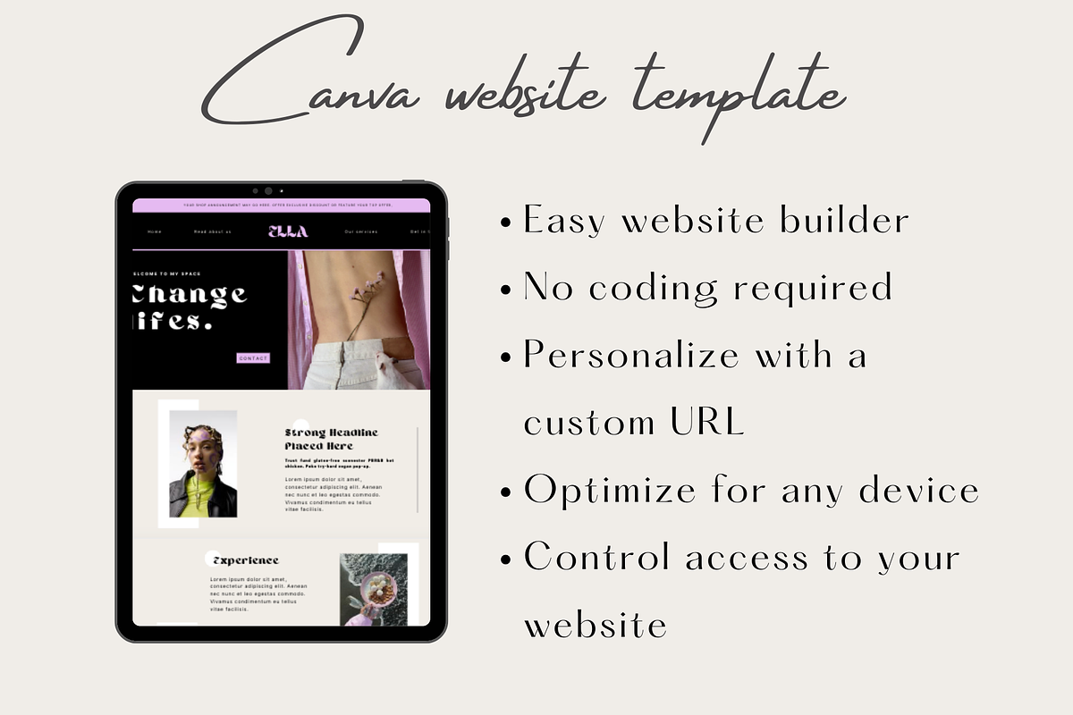 Website Template for Coach, a Websites & App Template by Prodesign (Photo 4 of 6)