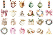 Aesthetic Christmas Clipart, an Illustration by Sublimation Artist (Thumbnail 2 of 6)