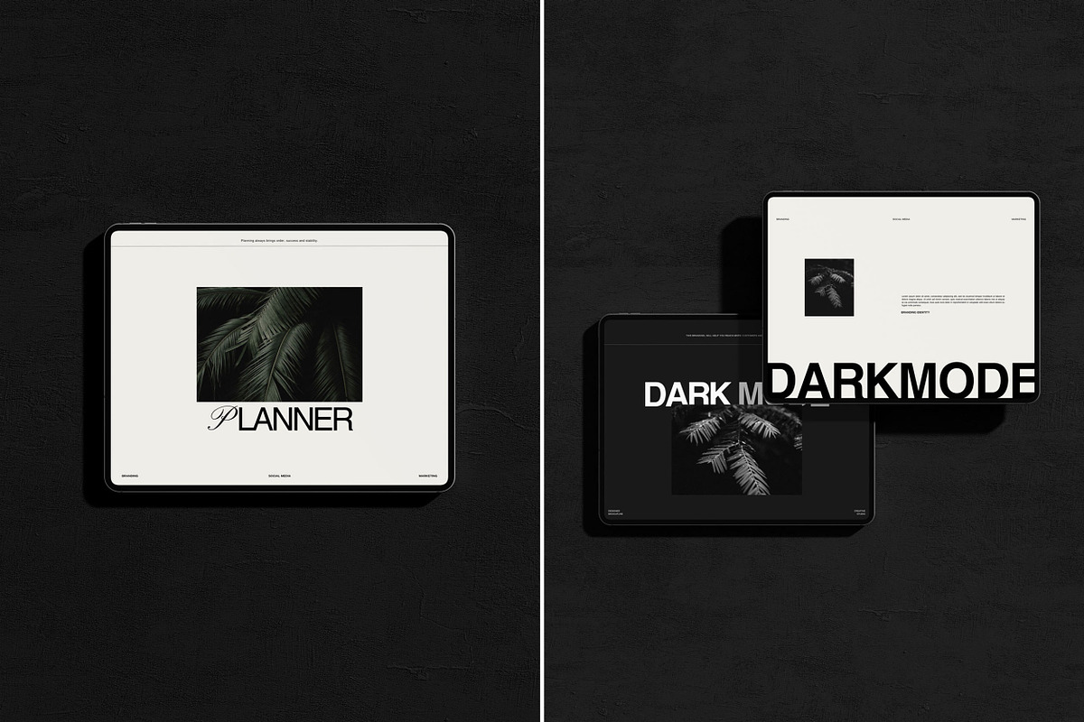 Dark Branding Mockup Collection, a Mac Mockup by Mockup Line (Photo 6 of 8)