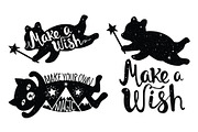 Make a wish prints and patterns, a Pattern Graphic by JULYMILKS (Thumbnail 1 of 3)