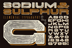 Sodium & Sulphur Old-West Alphabet