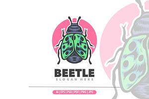 Beetle Mascot Design