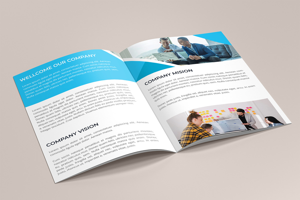 Corporate 8 Pages Brochure Template, a Brochure Template by UI_Expert (Photo 4 of 4)