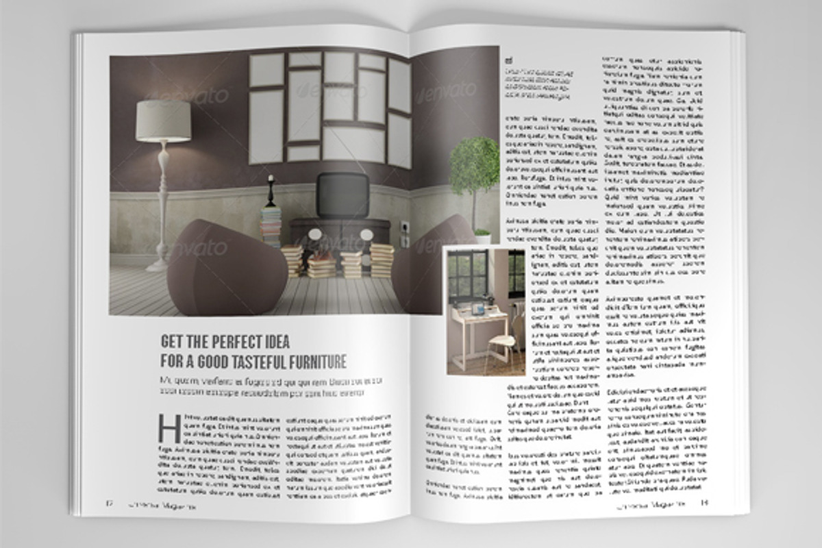 A5 Magazine Template, a Magazine Template by DesignCorner