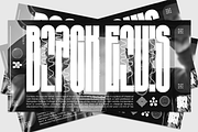HS Monsnow - An Experimental Sans, a Sans Serif Font by Helipad Space (Thumbnail 6 of 16)