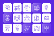 Streaming Art Icon Set, an Outline Icon by Prosymbols (Thumbnail 6 of 7)