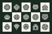 Deco Tattoo and Symbols Art Set, a Solid Icon by Creative Stall (Thumbnail 6 of 8)