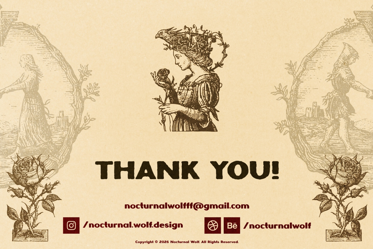 Medieval Love illustrations, a Decorative Illustration by Nocturnal Wolf (Photo 16 of 16)