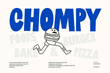 Chompy Food Font