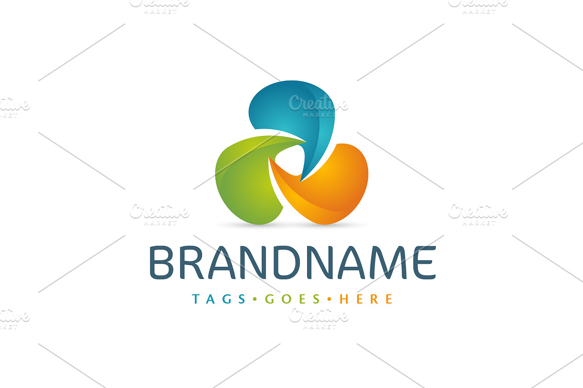 Triple Speech Bubble Custom Logo, a Branding & Logo Template by ARTE MIGUEL (Photo 1 of 3)