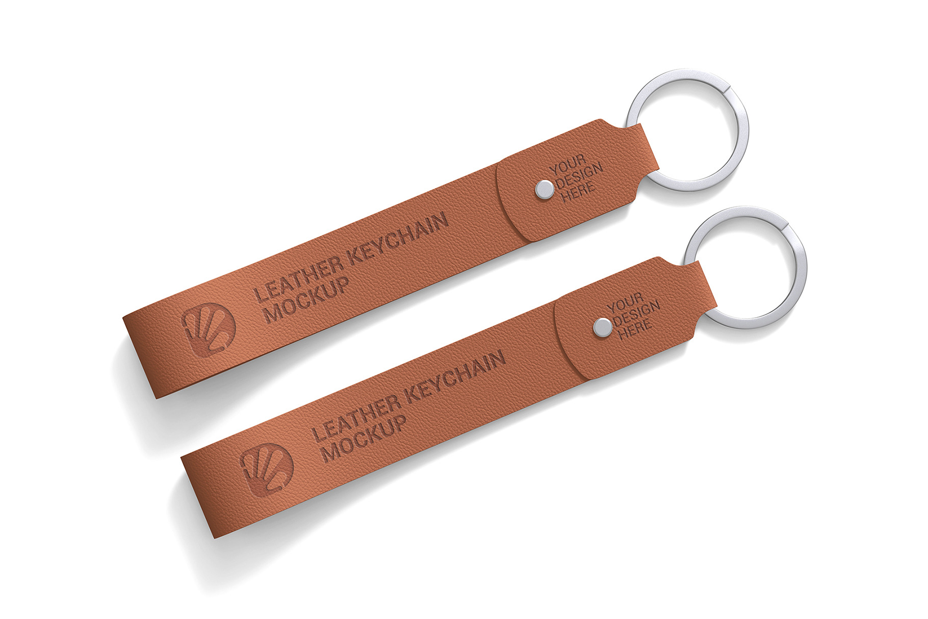 Strap Keychain Mockup Set PSD