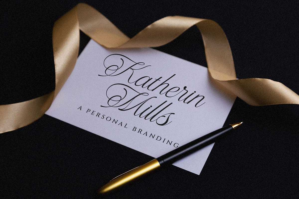 Britalia Script Elegant Calligraphy, a Script Font by RantautypeStudio (Photo 12 of 20)