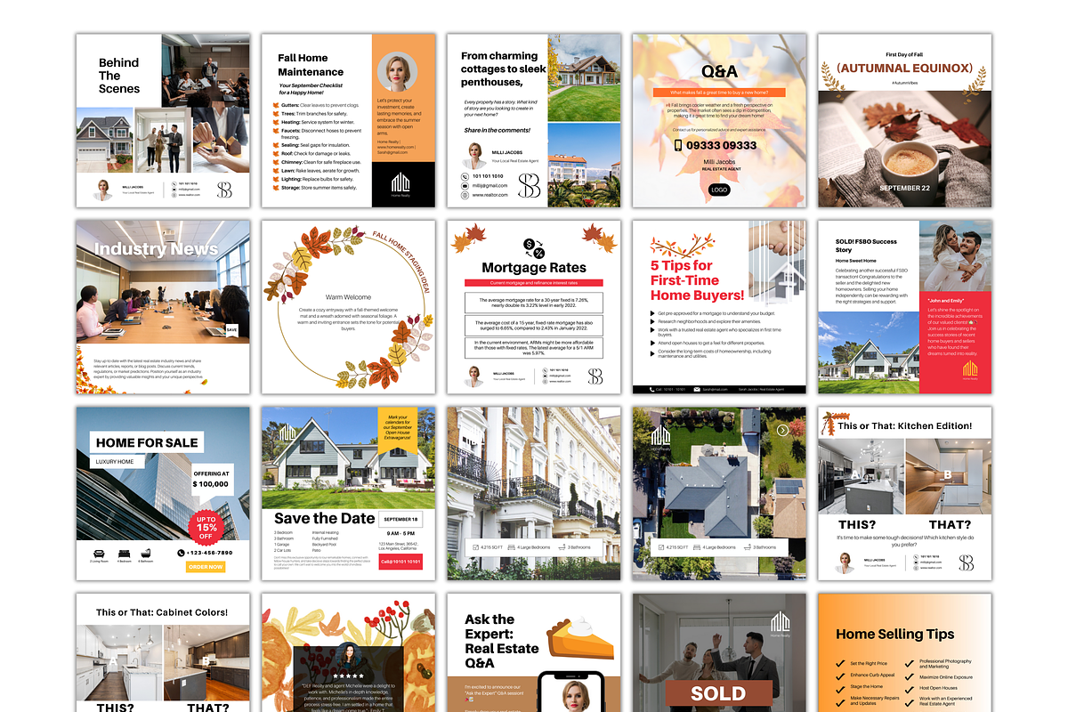 Real Estate September Marketing, a Social Media Template by Modernastic - Canva (Photo 3 of 8)