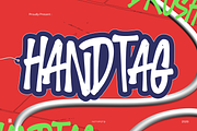 Handtag, a Handwritten Font by Yktypstd (Thumbnail 1 of 6)