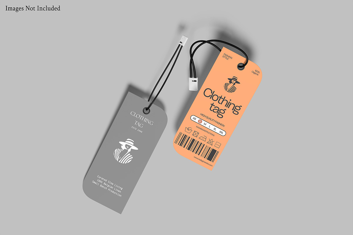 Clothing Tag Mockup, an Advertising Mockup by Bangdastudio (Photo 8 of 11)