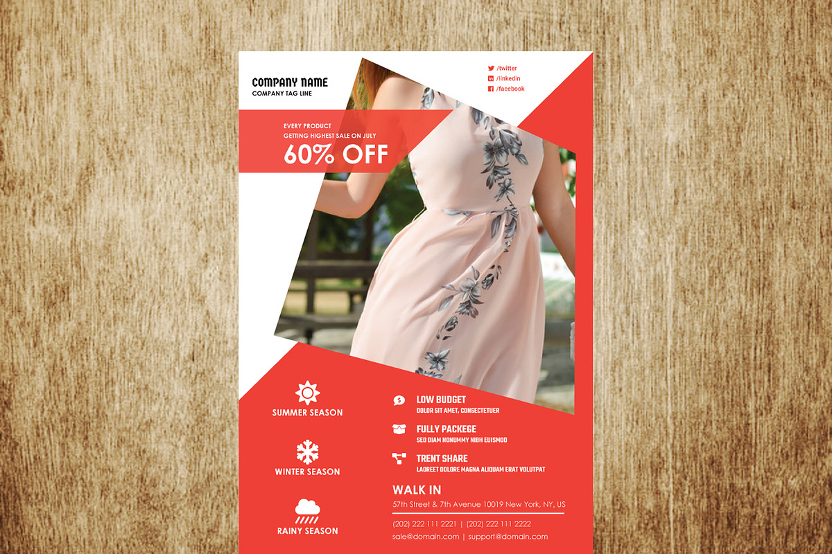 Fashionable Product Promotion Flyer, a Flyer Template by PenciGraphics (Photo 3 of 3)
