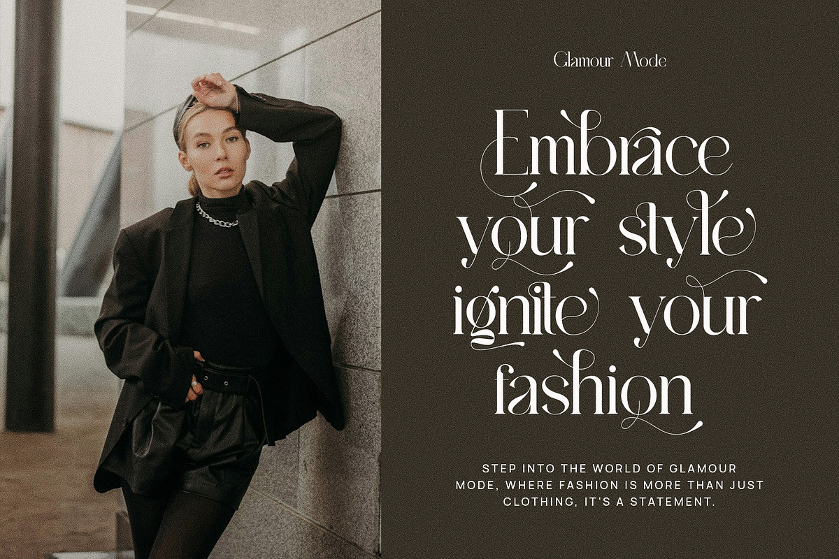 Dragnie Elegant Ligature Serif Font, a Serif Font by Perfectype (Photo 3 of 6)